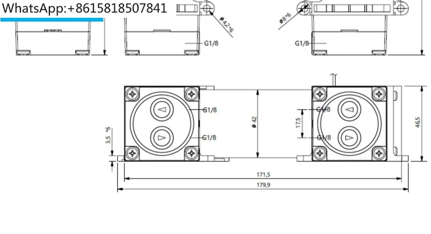 High negative pressure vacuum pump 12V micro electric diaphragm pump -100KPa DC brushless long service life