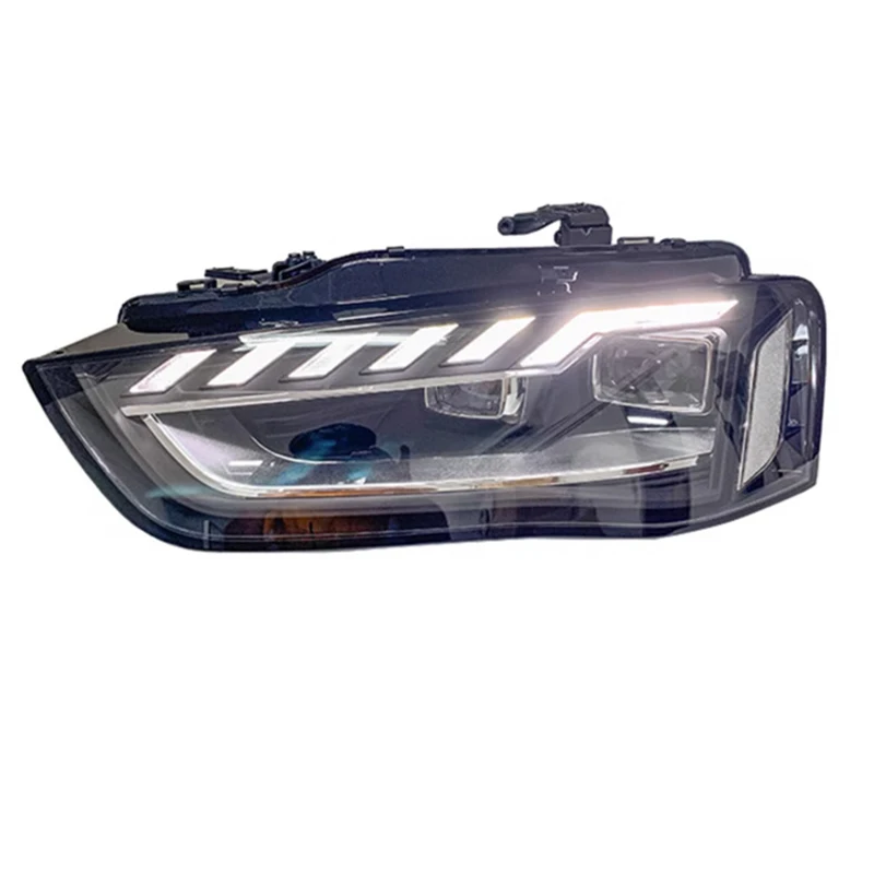 Accessories Head Lamp for Audi A4 2013-2016 A4L B8 LED Headlights Projector Lens DRL Front Signal Light Automotive