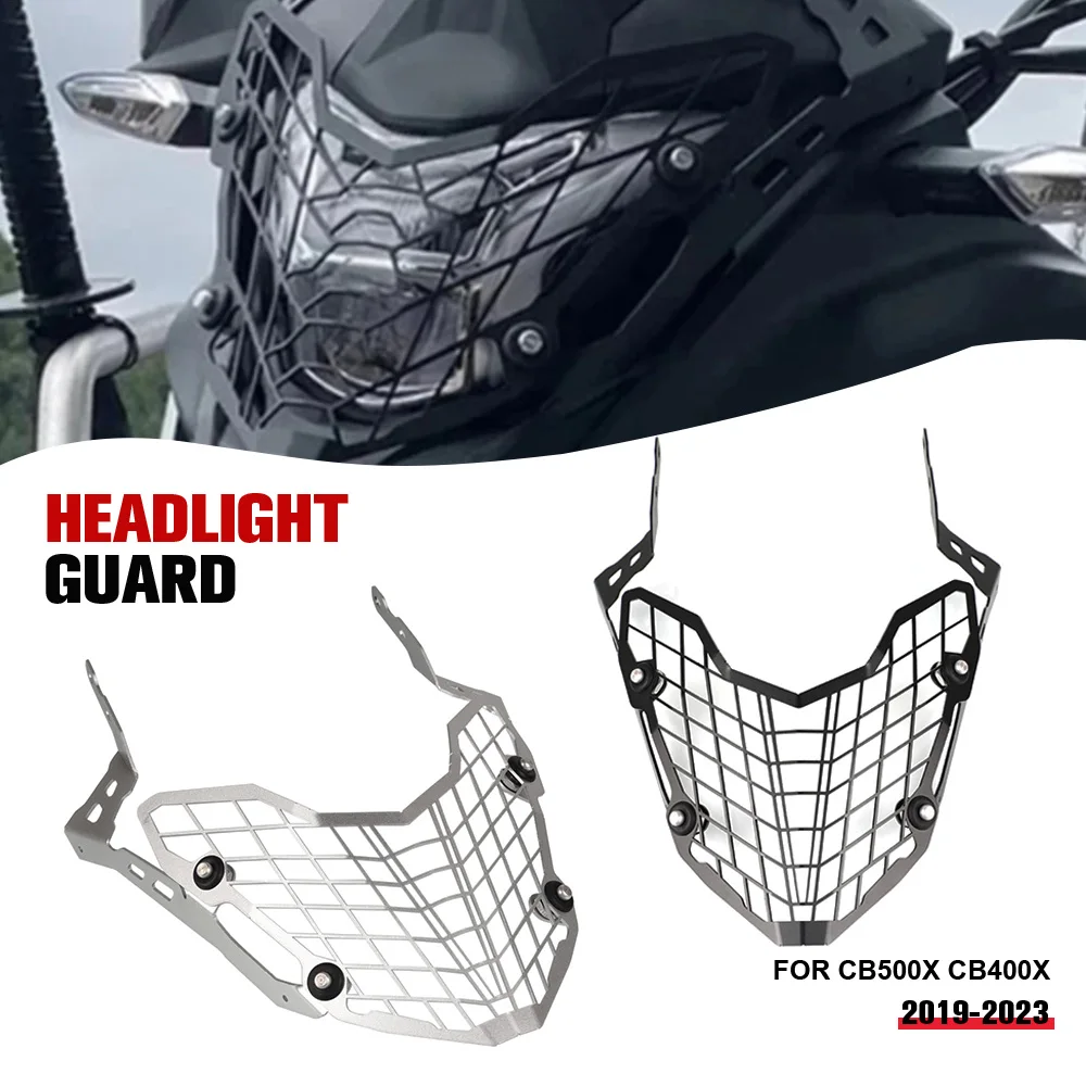 

For Honda CB400X CB500X 2020-2022 2021 2023 HeadLamp Mesh Grille Lampshade Motorcycle Headlight Protector Cover CB 400X CB500 X