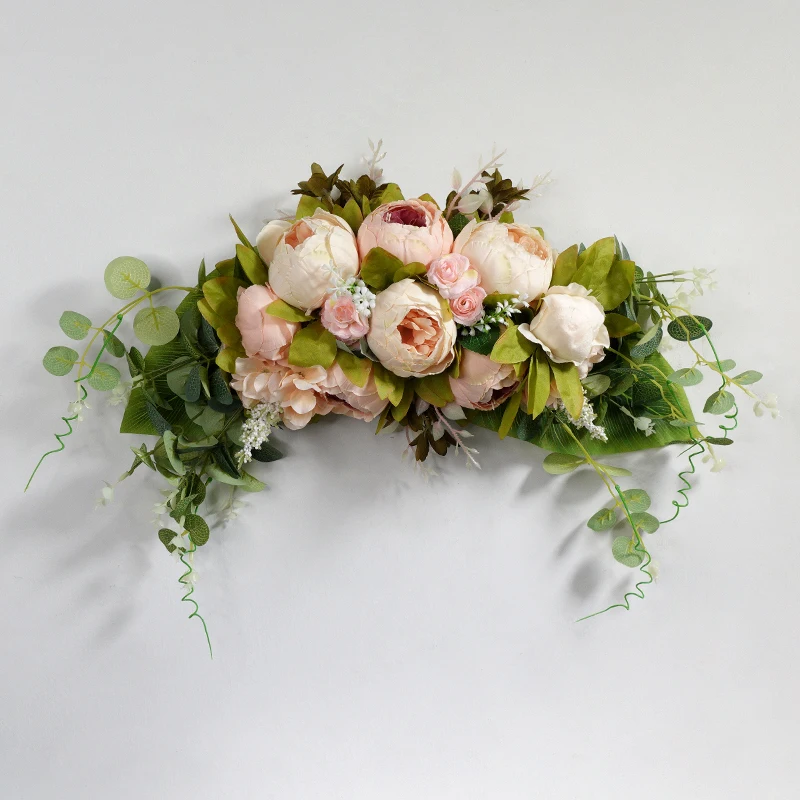 Artificial Wreath Threshold Flower Peony Rose DIY Wedding Party Flower Wall Arrangement Home Place Room and Christma Wreath Arch