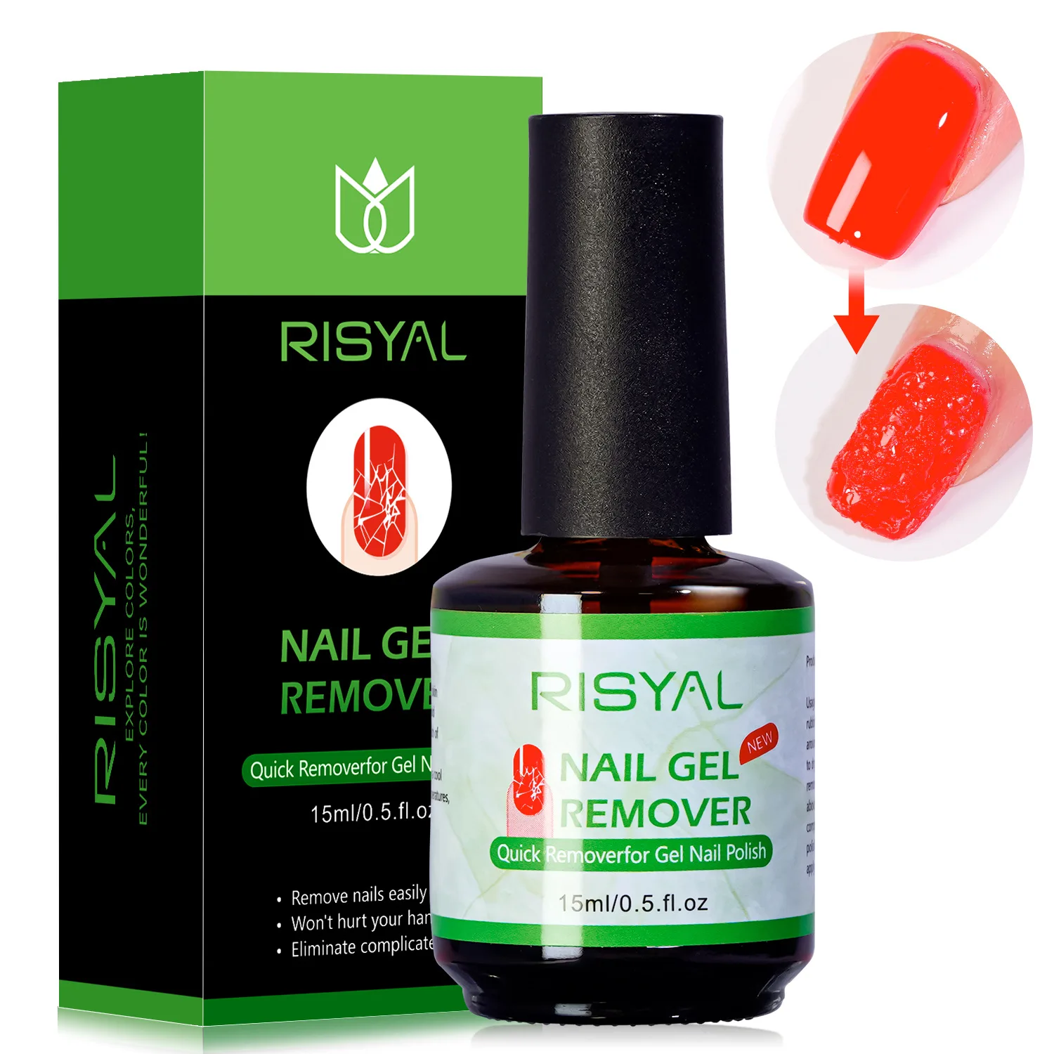 Explosive Nail Polish Remover Nail Salon Specific Cleaning Water Plant Formula Non Irritating Damaging Quick Drying No Residue