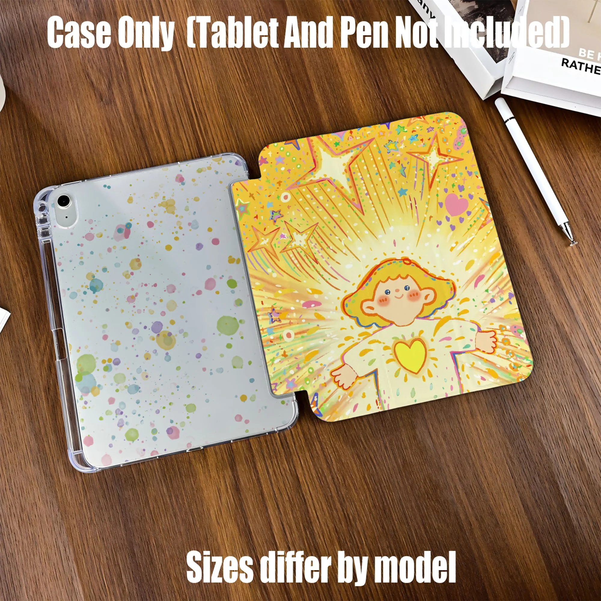 Premium TPU Tablet Case for Samsung and Apple All Models Slim Fit Protective Cover，Shockproof Lightweight Durable