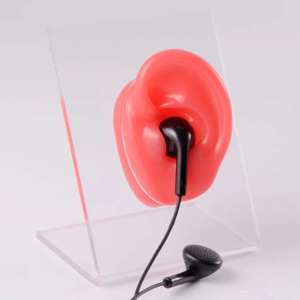 

1 шт., мягкая силиконовая модель для ушей, серьги-гвоздики для ушей, инструменты для пирсинга, набор досок для демонстрации ювелирных изделий, комплект модели слухового аппарата