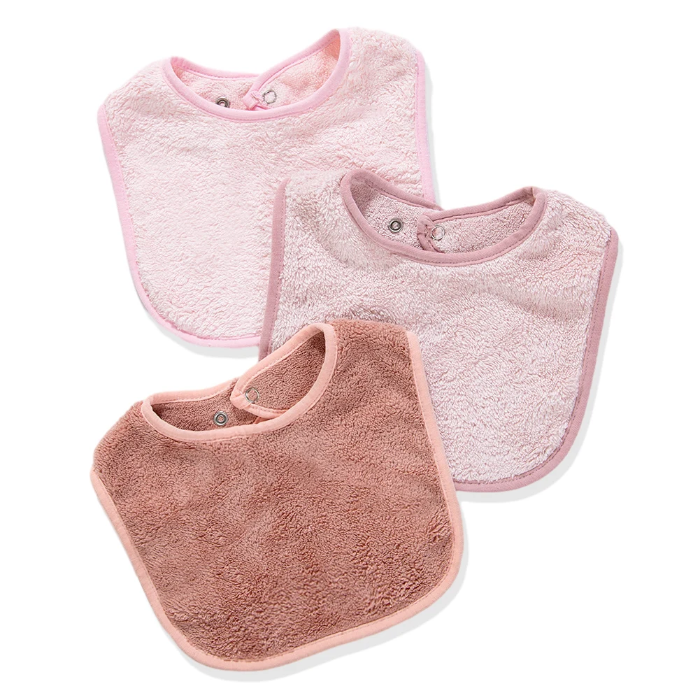 Solidny ręcznik frotte śliniaki dla dzieci słodka bawełna śliniaczek regulowany koreański dzieci chłopcy dziewczęta kieszonkowe bandany karmienie odbijanie ubrań