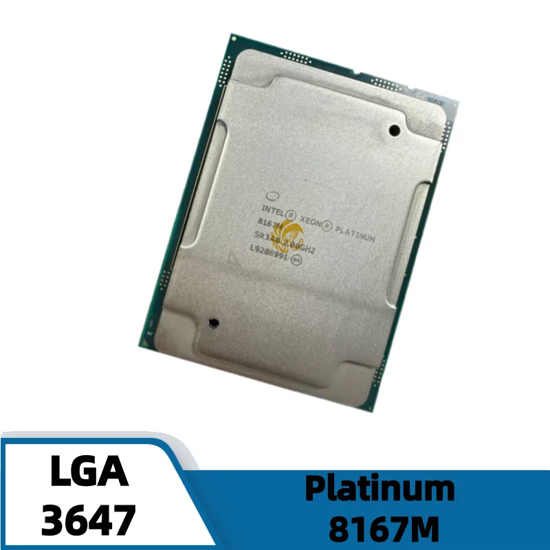 

Процессор Xeon 8167M SR3A0, 26 ядер, 52-поточный, 2,0 ГГц, 35,75 МБ, 165 Вт, LGA3647 для C621 Platinum 8167M