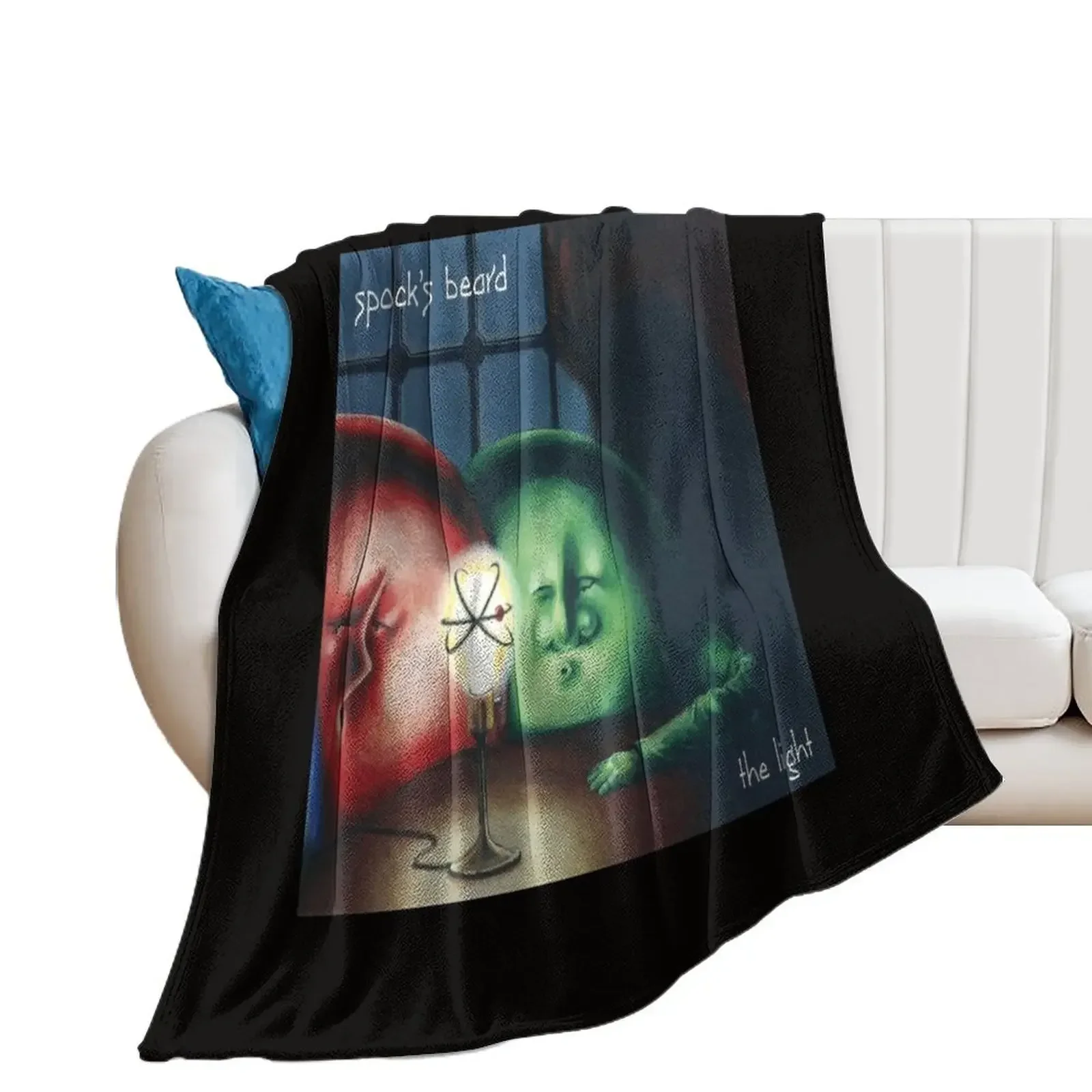 

Spock's Beard The Light front cover art Throw Blanket Quilt Giant Sofa For Decorative Sofa Blankets