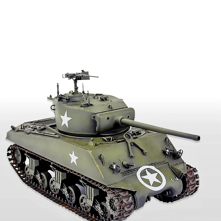 Kit de modelo de tanque ensamblado de plástico Academy 13500 M4A3 (76) W Battle of Bulge 1/35