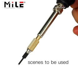 MILE 936 Soldering Iron Heating Blade Fingerprint IC Mainboard Repair Tools For Mobile Phone Glass Glue Remove Cleaning Tool