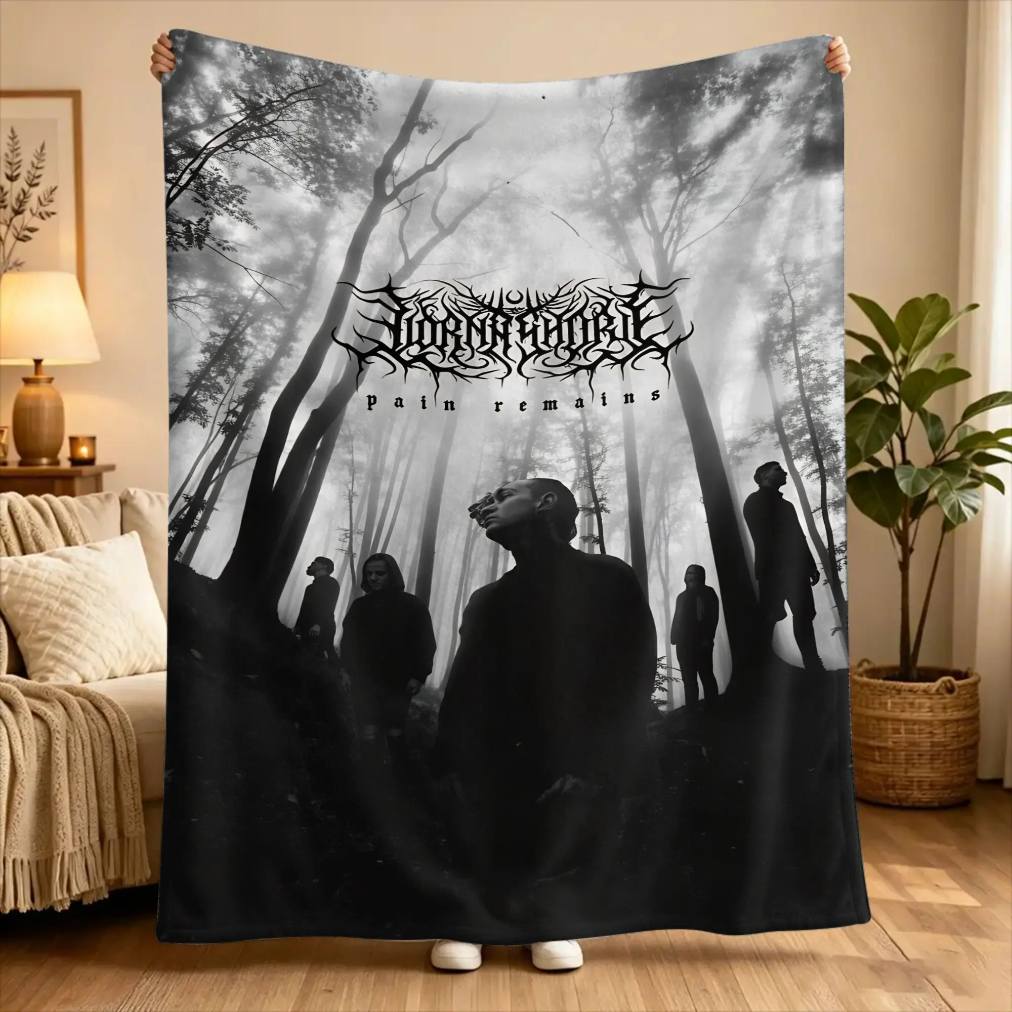 L-Lorna Shore Soft Warm Blanket  Girls Boys Plush Throw Blanket Funny Home Decor Flannel Bedspread Sofa Bed Cover
