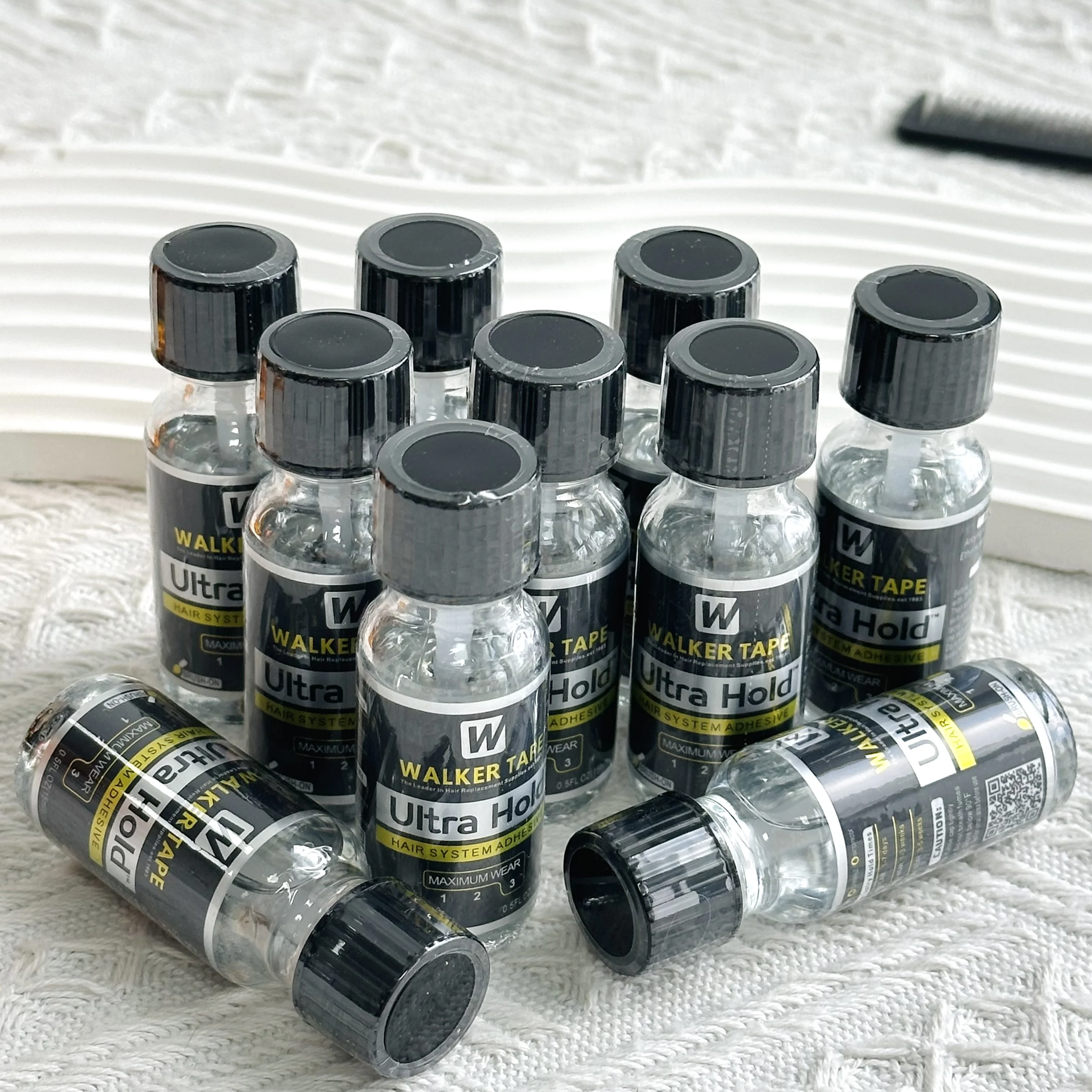 

Super Adhesive Wig Glue 15ml Waterproof Lace Front Wig Secure Fit 4pcs Options Available for Front Lace Wig Application