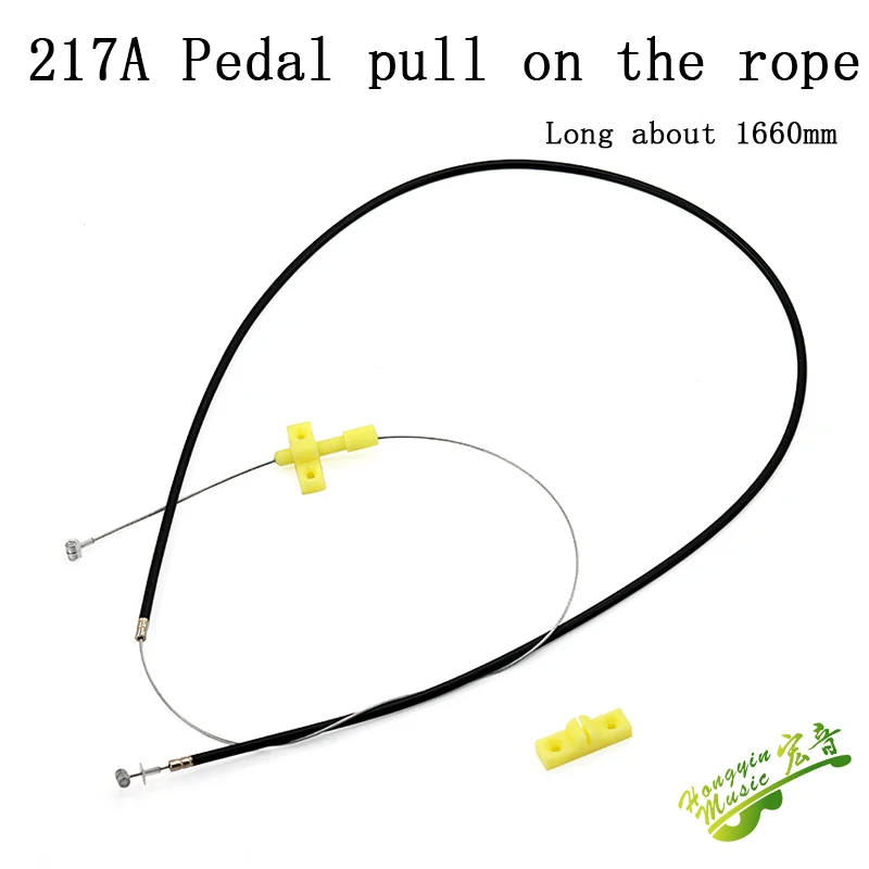 HUATOOL Piano Pedal Softening Upgrade Kit V2 to V3, Reversed Hook Spring Seat & Pull Wire, Piano Repair Accessories