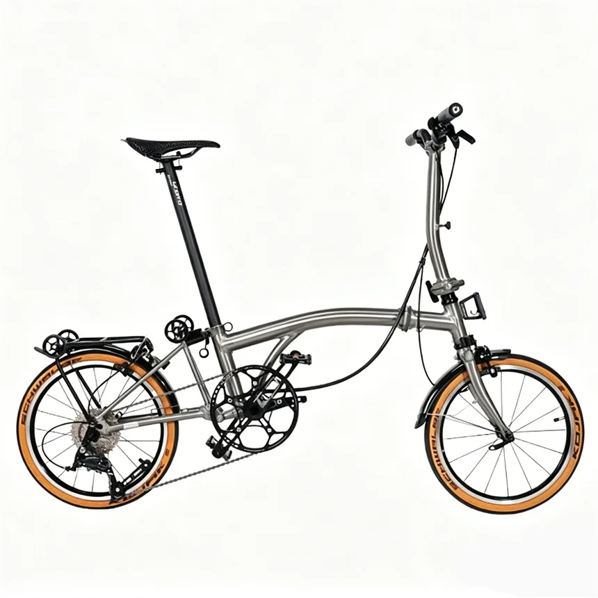 S9 Aluminum Alloy Frame 16 Inch 9 Speed Tri-fold Bicycle S /Y BAR Light Weight Foldable Bicycle Mini Folding Bike - view 4