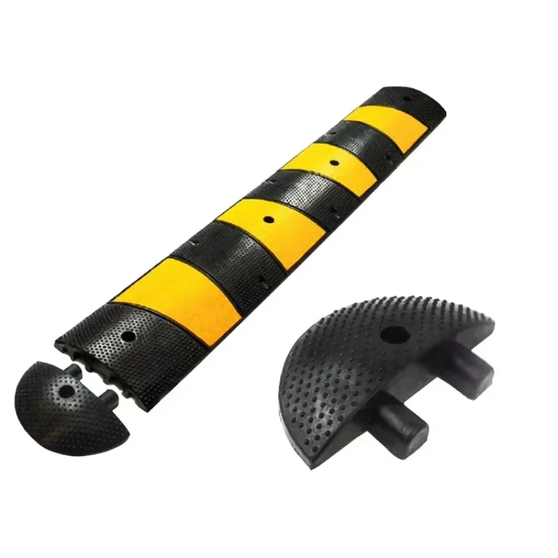 Rubber speed bumps Scattering reflection Yellow