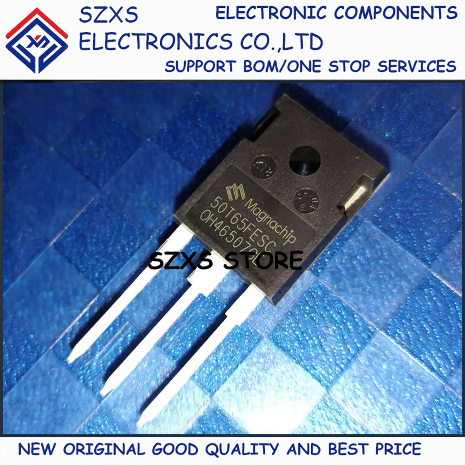 New Original 10Pcs 50T65FESC MBQ50T65FESC TO-247 650V 50A Powerful IGBT Field Effect Transistor In Stock Good Quality