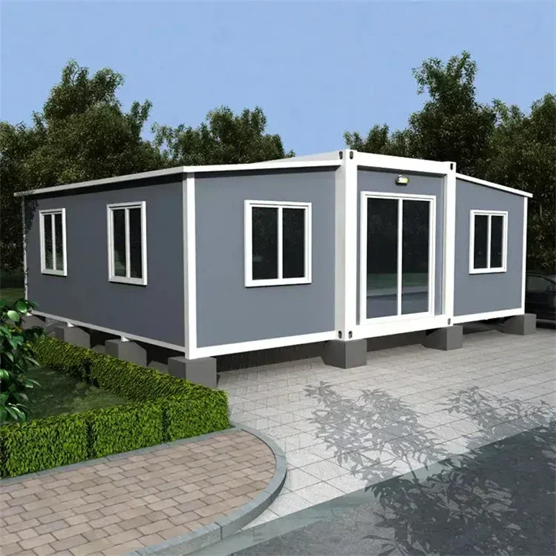 40 ft 20ft Folding Expandable Container House 3 Bedroom Prefabrication Folding Tiny House Modular Home Expandable Container Home