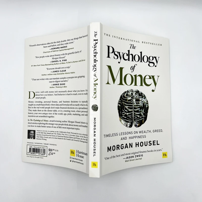 The Psychology of Money: Timeless Lessons on Wealth, Greed, and Happiness Finance Books for Adult