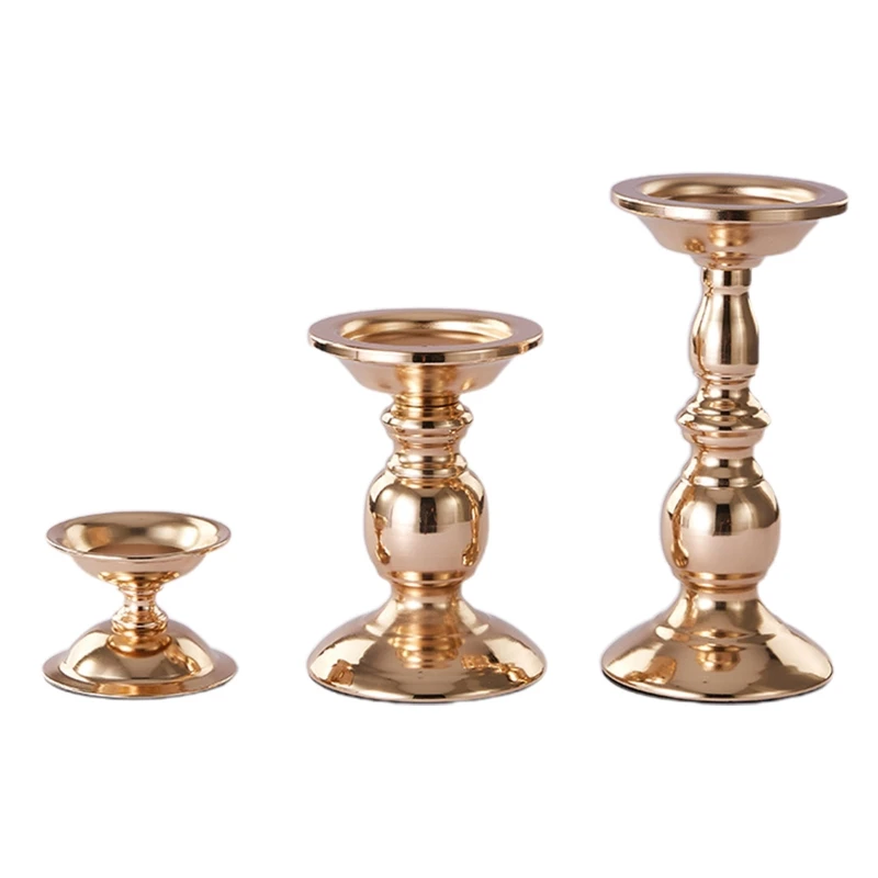 Metal Holder Geometry for Creative Stand Bracket Candlestick for Home Wedding Party Romantic Dinner Drop Shipping