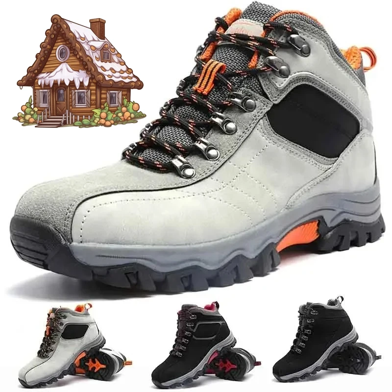 

Waterproof Hiking Boots Men Autumn Winter Non-slip Lightweight Breathable Hiking Shoe Outdoor Trekking Hiking Shoes Hunting Shoe