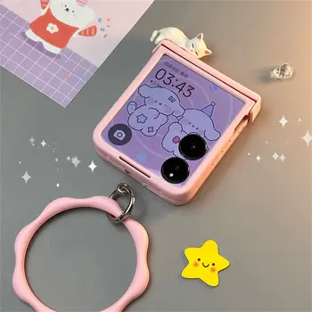 Japonsko-korejské roztomilé 3D spící kotě pouzdro na telefon pro Samsung Galaxy Z Flip 7 Flip 6/5/4/3 pro Motorola Razr 60 40 50 Ultra 10 nejlepší prodej Flipové pouzdro Sailor Moon pro Samsung Galaxy Z - №8