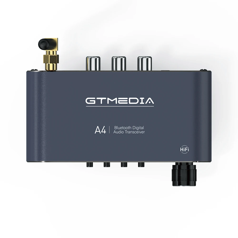 GTMEDIA A4 Bluetooth RCA Receiver 5.1 SBC AAC decode 3.5mm Jack RX: A2DP/AVRC,TX: A2DP Wireless Adapter Music for TV Car