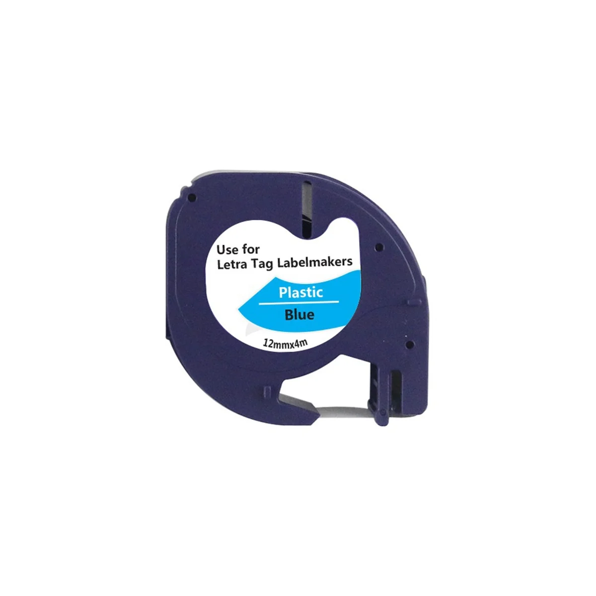 6ชิ้นเทปฉลากสำหรับ letratag-100T -100H Series ผลิตฉลากพิมพ์กระดาษด้วยความร้อน12มม. x 4ม.