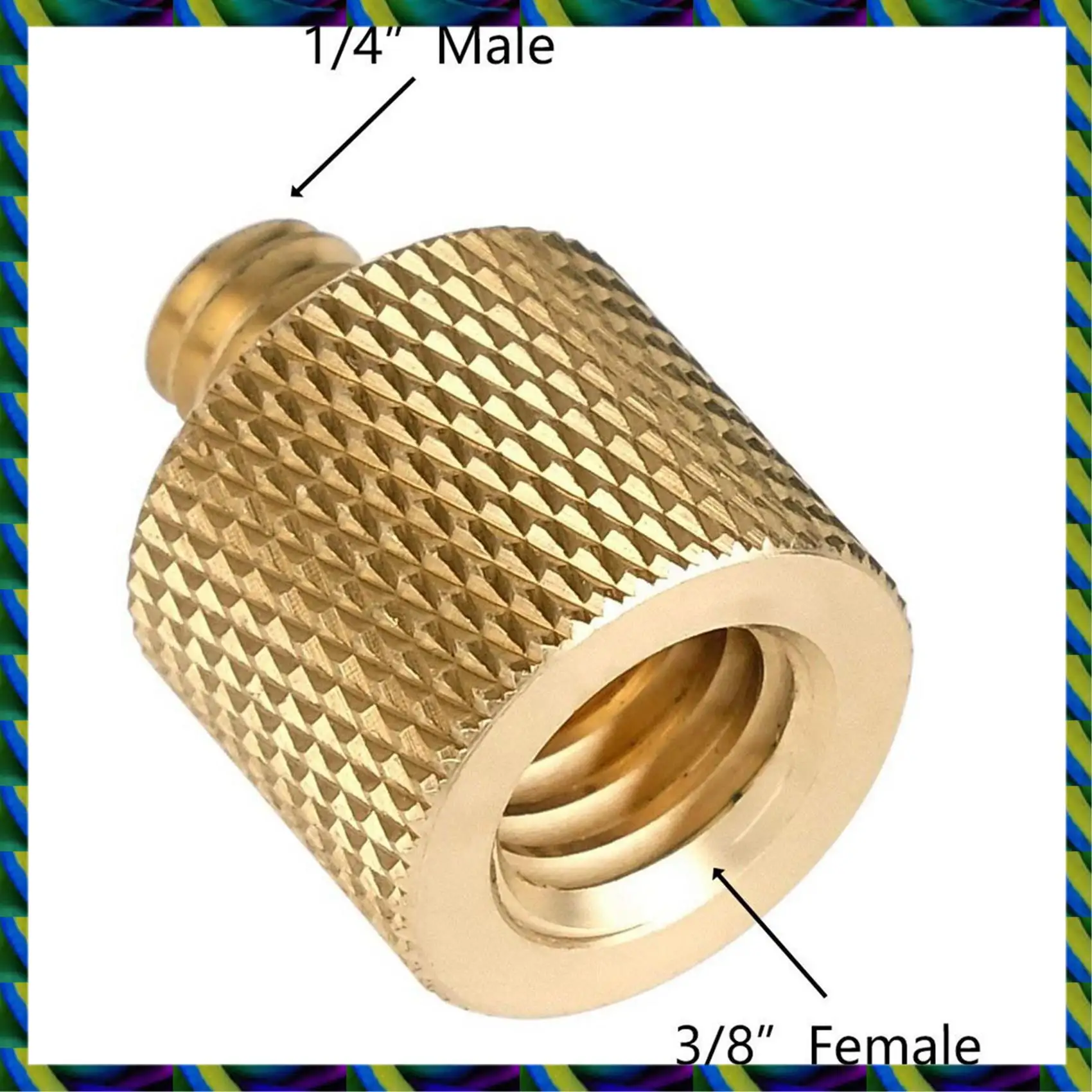 اليومية 44 حزمة كاميرا المسمار محول 1/4 إلى 1/4 المسمار 1/4 إلى 3/8 ترايبود المسمار محول محول برغي نحاسي محول حنفية المسمار