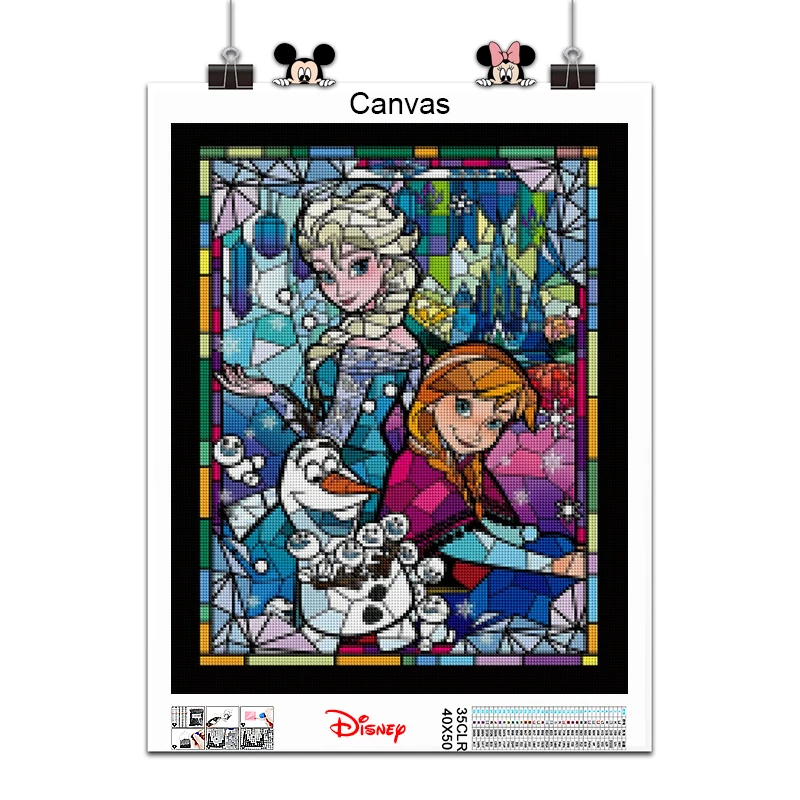 5D DIY Diamond Painting kit Disney Princess Frozen Mermaid Home Decor Full Square&Round Diamond mosaic embroidery Cross stitch