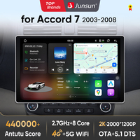 Junsun V3 Plus 2K Android 13 Wireless CarPlay Android Auto Car Intelligent Systems for Honda Accord 7 2003-2008 7870 Autoradio