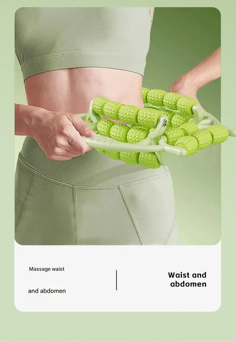 

Newest 29 wheel ring leg clamp massager relaxation massager anti cellulite massager body slimming roller massager