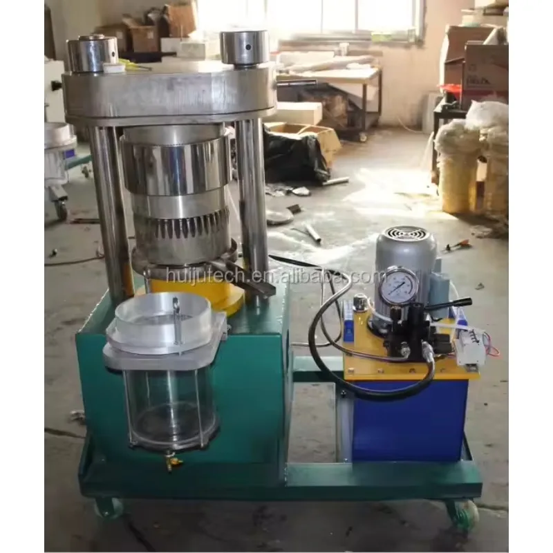 آلة ضغط الزيت العضوي آلة استخلاص زيت بذور اللفت الأفوكادو آلة الضغط البارد الهيدروليكي الزيتون مبيعات المصنع مباشرة HJ-H80