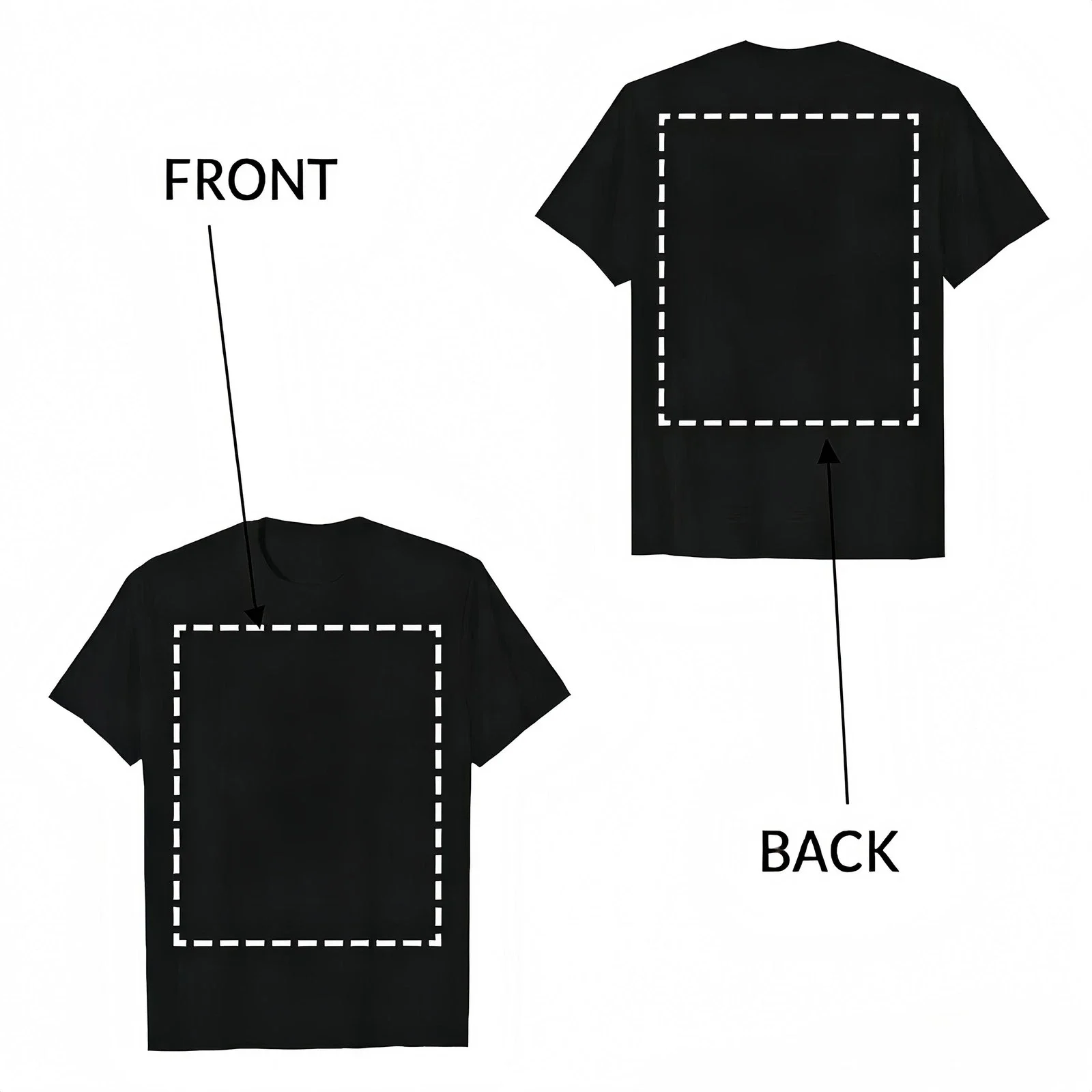 2PCS Custom Event Staff T‑Shirt Company Logo Front Back Print for Corporate Events Unique Design Tees