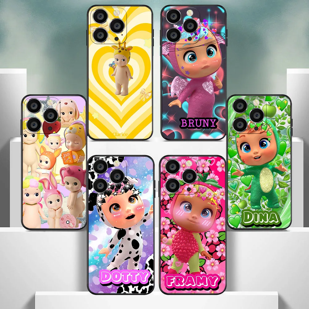 IQ-3 Angel Baby Fruit Soft Case For iPhone 11 12 13 14 15 Pro Max Mini Plus