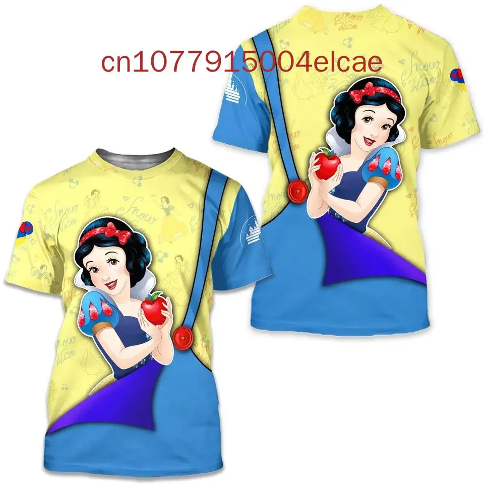 2025 New Dopey T-shirt 3D Printed Disney Men's Women's And Children's Round Neck Casual Street T-Shirt