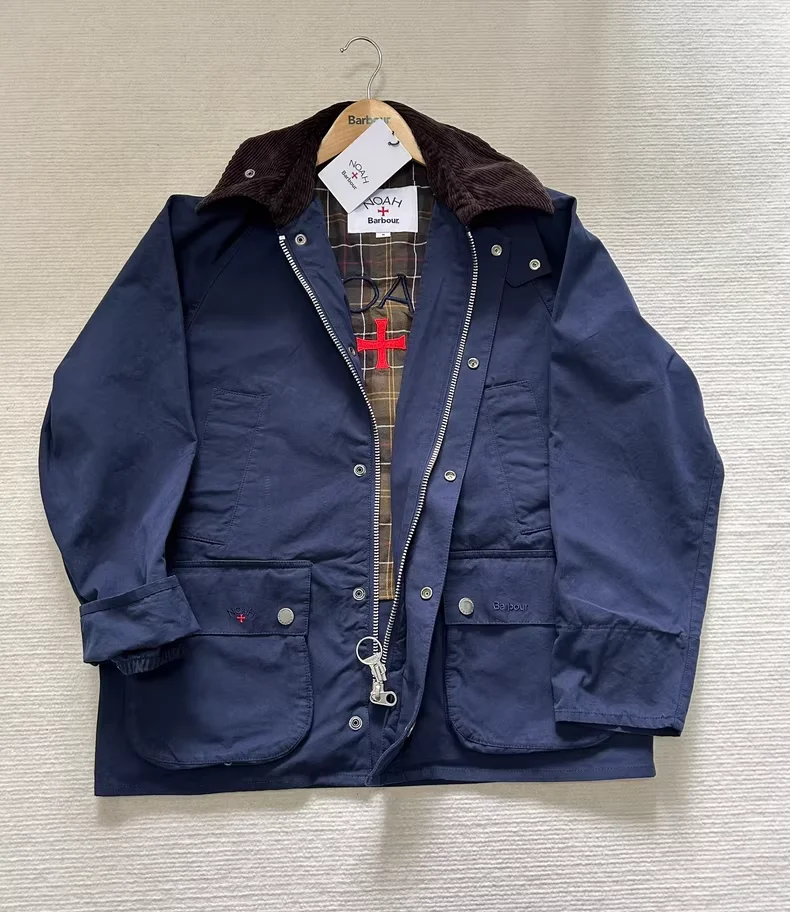 

barbour x Noah x Popeye three-party joint blue