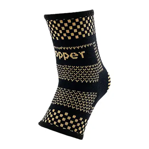 Copper Infused Ankle Bracelet Sleeve braces Breathable Knit Compression Support, Sprain care for Gym Running Sports