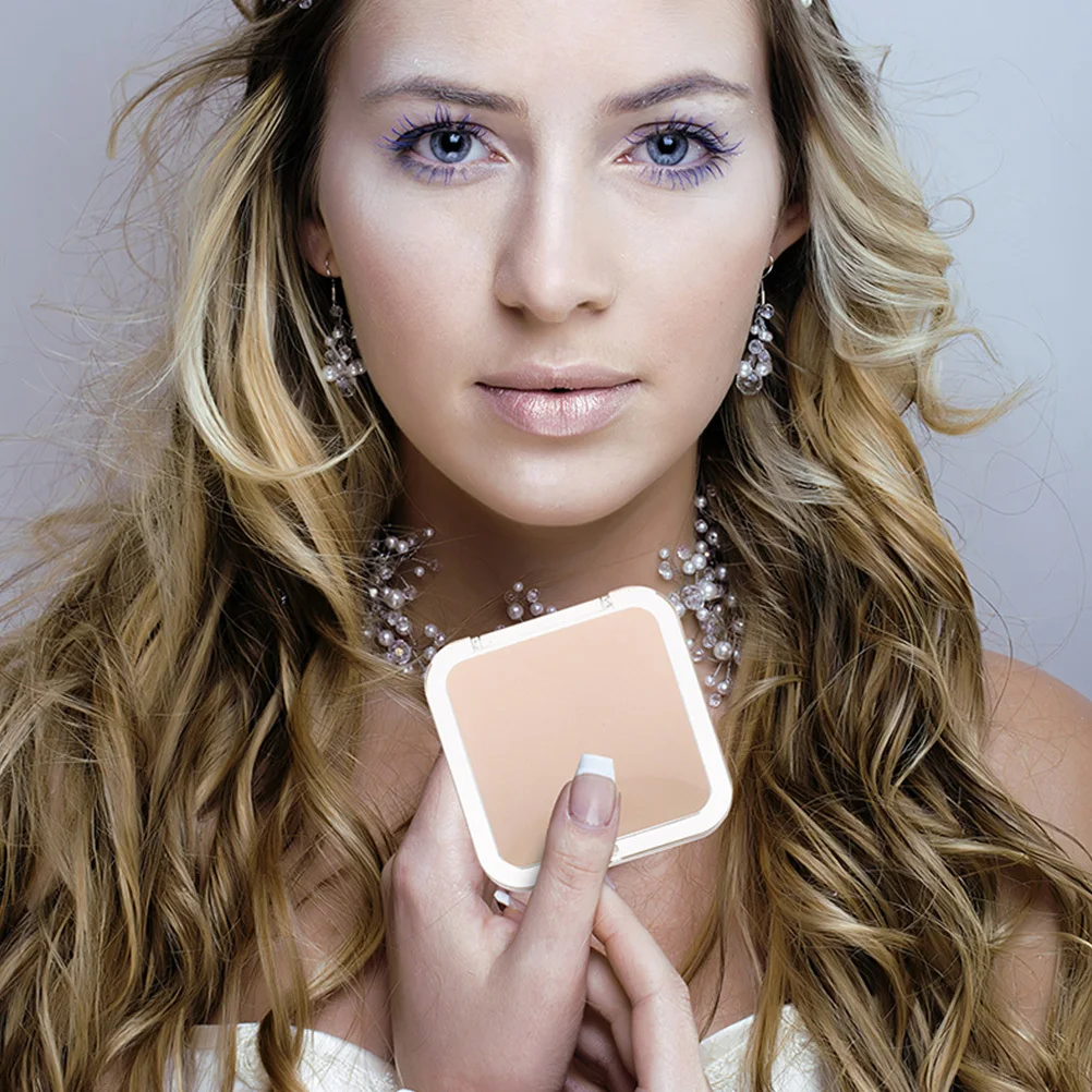 

Pocket Compact Folding Mirror Durable Resin Glass Travel Makeup Small Handheld Mirror Hand Mirrors Compact Mirrors