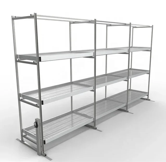 

Movable Vertical Grow Table Racking System Indoor Farming