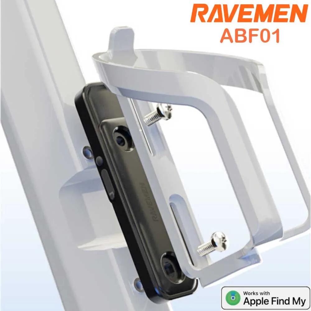 RAVEMEN ABF01 Bike GPS Tracker Bicycle Locator Finder Tag For Apple iPhone Find My APP Rechargeable Waterproof IPX6  Anti-Lost