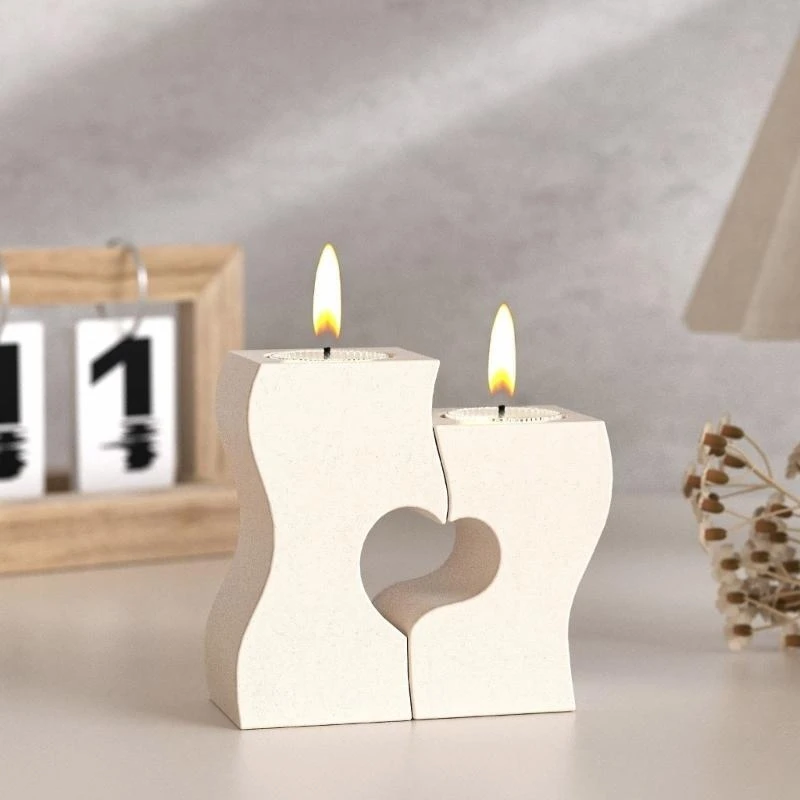 

C1FC Multipurpose Sturdy Silicone Heart Holder Mould Set Portable for Resin Craft Supplies Assorted Sizes