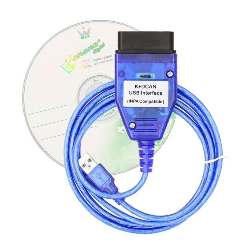 KDCAN Chassis Diagnostic Cable USB Interfaces IN-PA OBD2 Diagnostic Scanner with Switches OBD2 Auto Diagnostic Tools