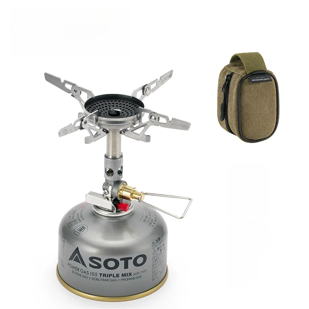SOTO SOD310 WindMaster Ultra Lightweight Climbing Stove Head Windproof Stabilizer Box Portable Outdoor Camping Picnic Stove