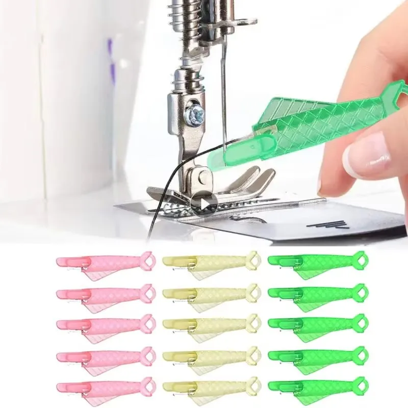 1/10/20pcs Automatic Needle Threader DIY Tool Home Hand Sewing Machine Device Thread Auto Needle Cross Stitch Sewing Accessories