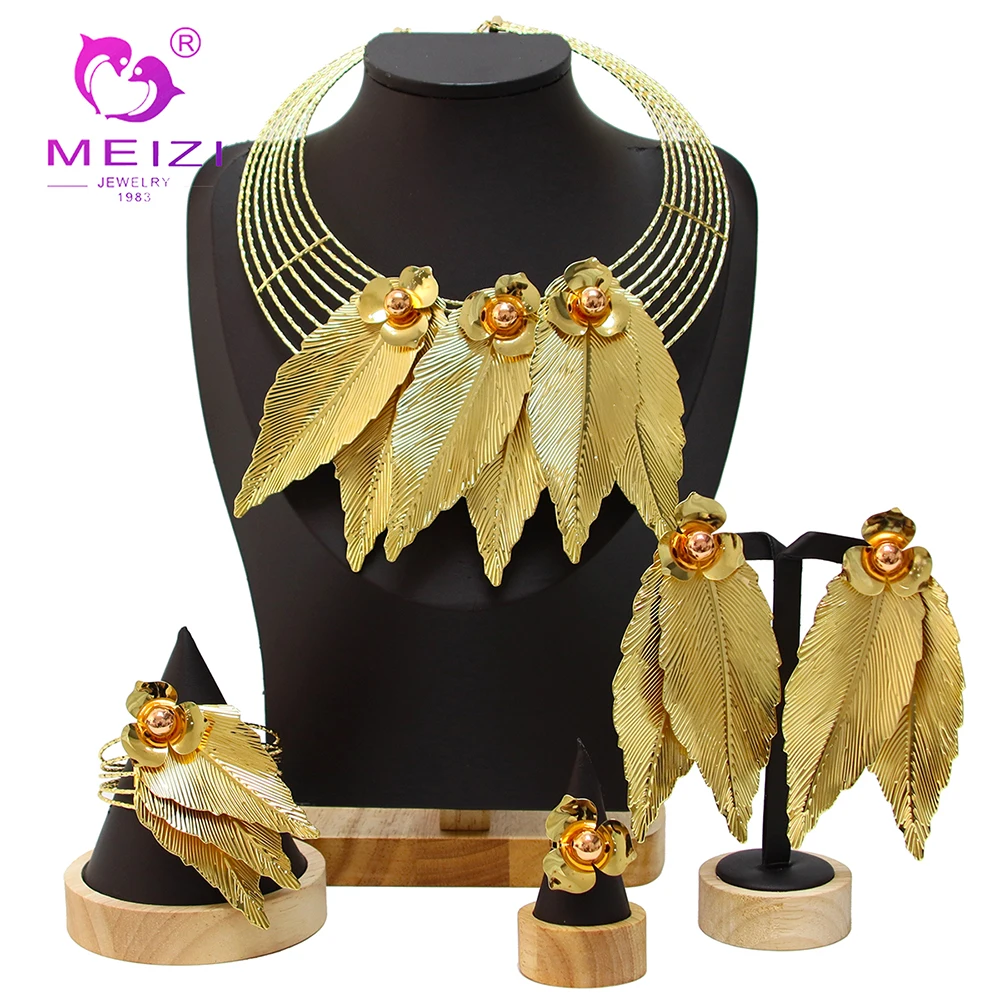 

Meizi Jewelry Dubai Original Gold Jewelry 14k 18k 24k Necklace for Women