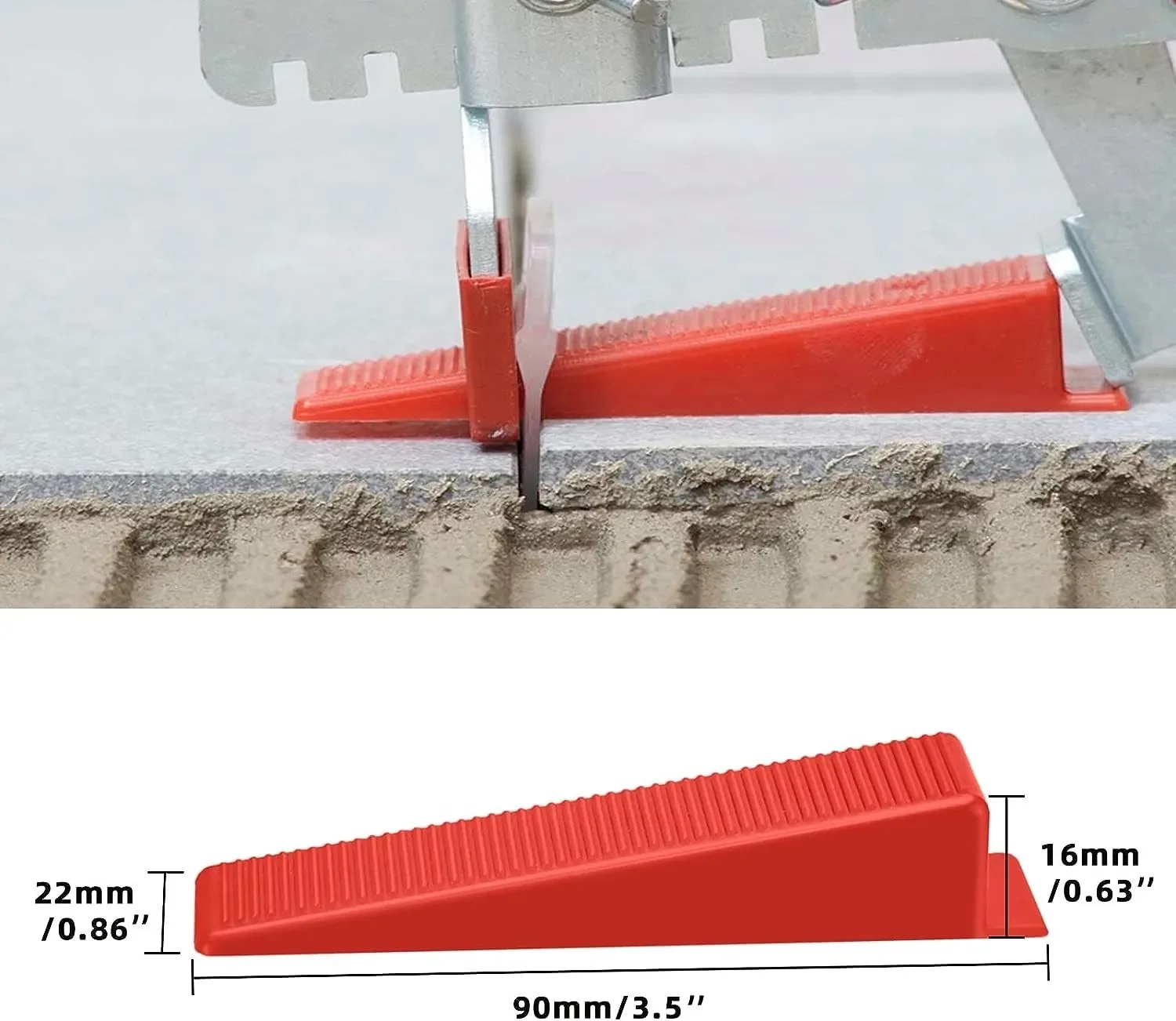 Sistema de nivelación de azulejos reutilizable, Clips espaciadores, cuñas de cerámica, inserto para colocación de azulejos, herramientas de