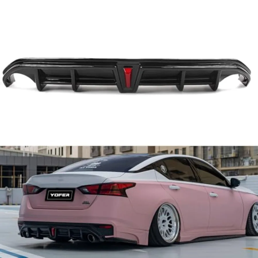 

Car Rear Bumper Diffuser Lip Kit with Integrated LED Lighting for Enhanced Aerodynamics and Styling on Nissan Altima 20192022 G