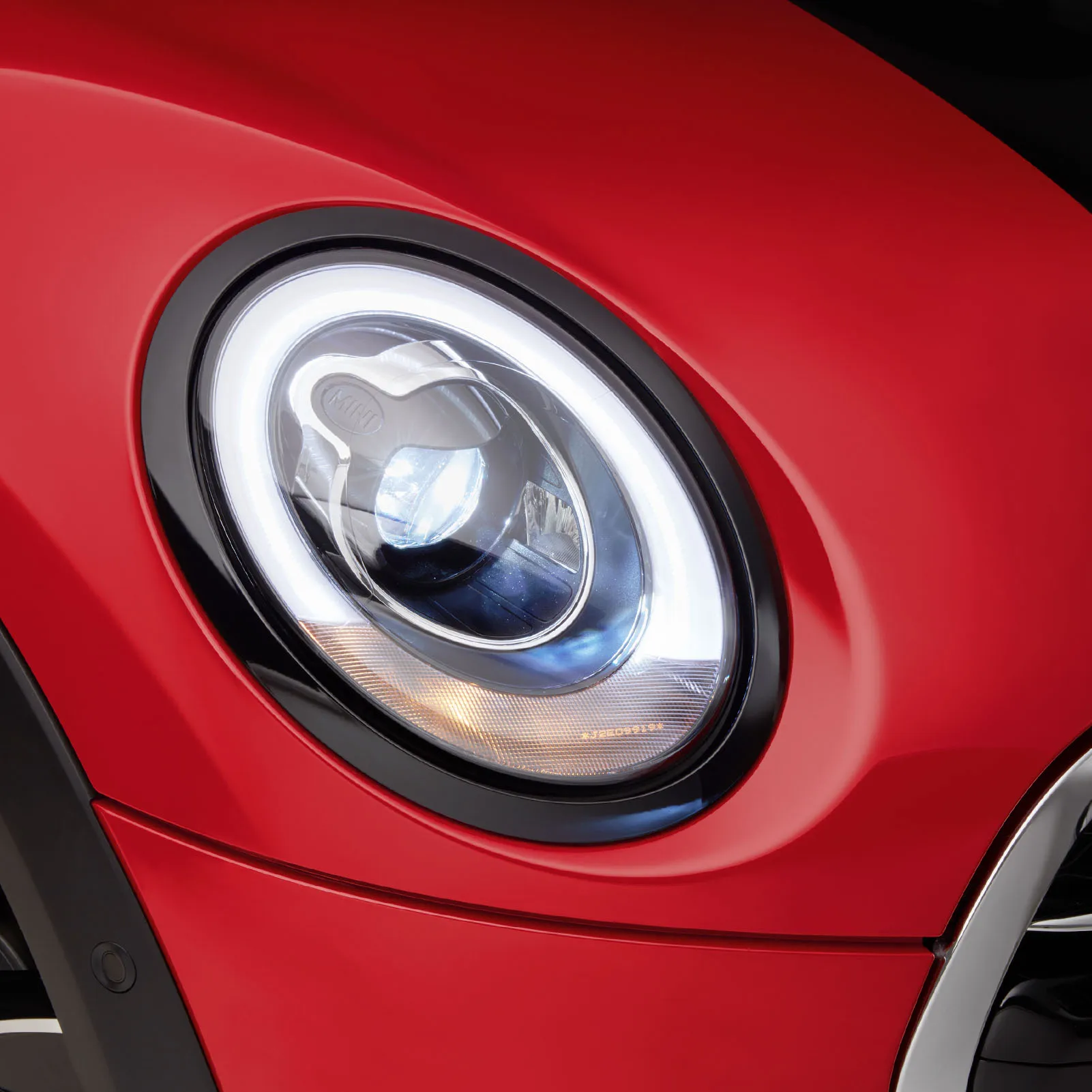 5 قطعة المصباح الأسود اللامع الضوء الخلفي مصبغة غطاء محيطي الزخارف استبدال ل Mini F55 F56 F57 One Cooper S JCW 2014 + #3