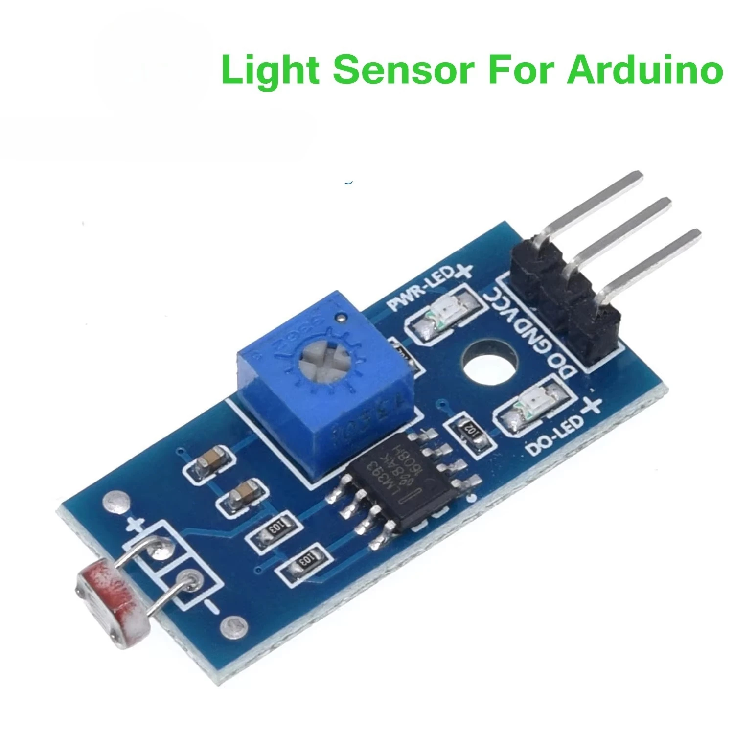 1/3 photosensitive brightness resistance sensor module LM393 3-wire system