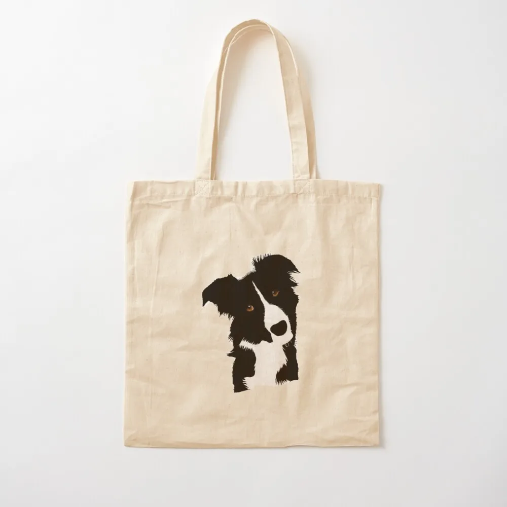 

Border Collie Tote Bag Canvas shoulder bag Beach bag Canvas Tote