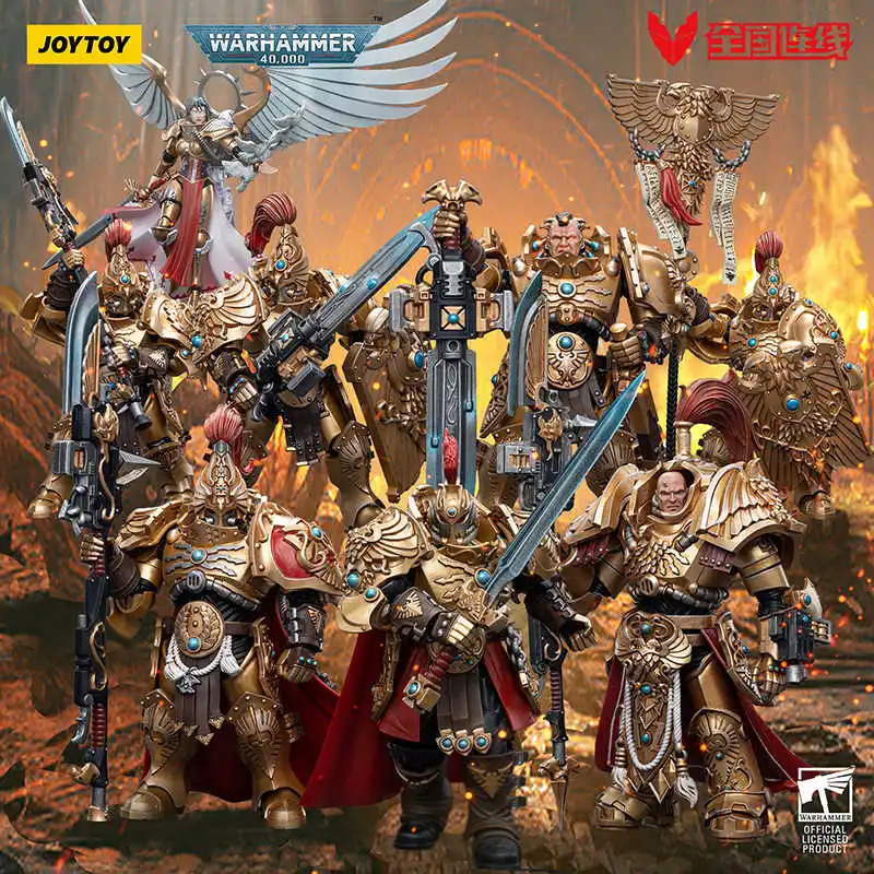 

JOYTOY 40K the Horus Heresy Legio Custodes Adeptus Action Figure Achillus Dreadnought - Anime Model Toy Collectible