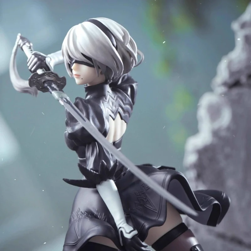 Nier Automata 2B A2 9S ПВХ боевая статуя масштаб 1/7 YoRHa аниме фигурка Коллекционный подарок для геймеров Валентина дисплей мультяшные игрушки